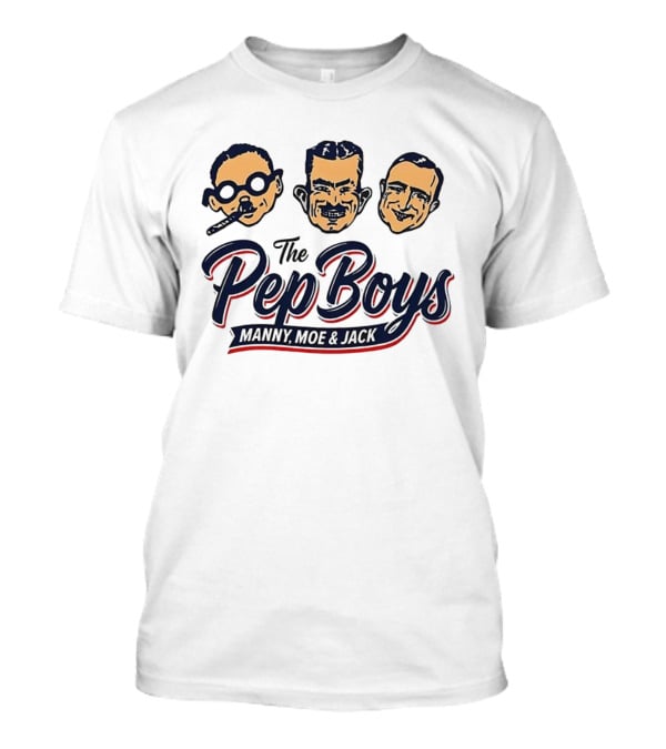 The Pep Boys Manny Moe & Jack Vintage Retro Style T-Shirt