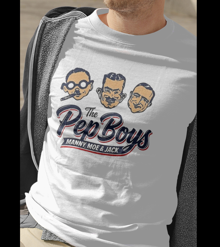 The Pep Boys Manny Moe & Jack Vintage Retro Style T-Shirt