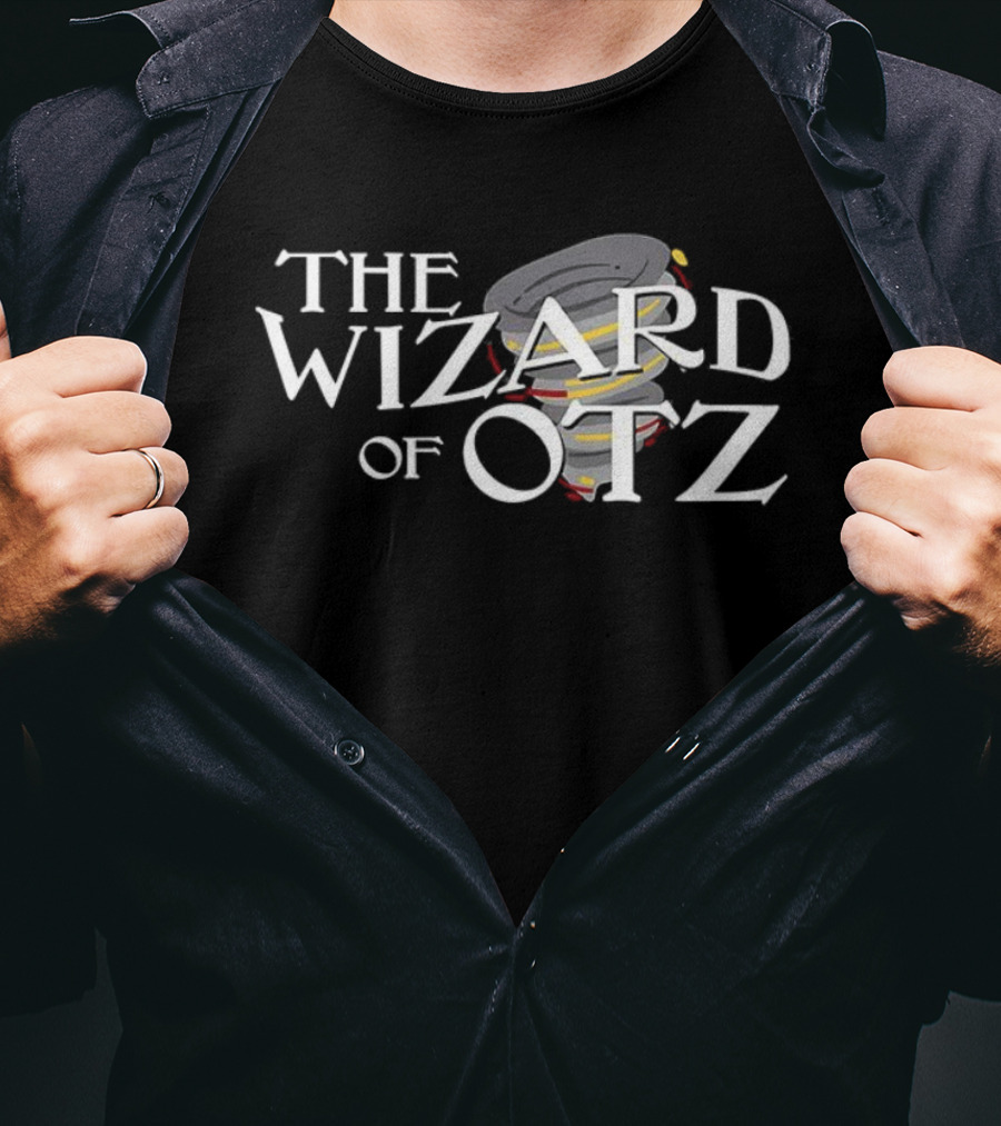 The Wizard Of Otz Twister Hat Design T-Shirt