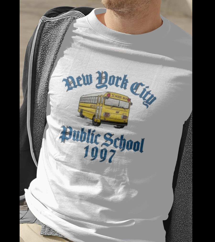 New York City 1997 Public School Bus NY T-Shirt