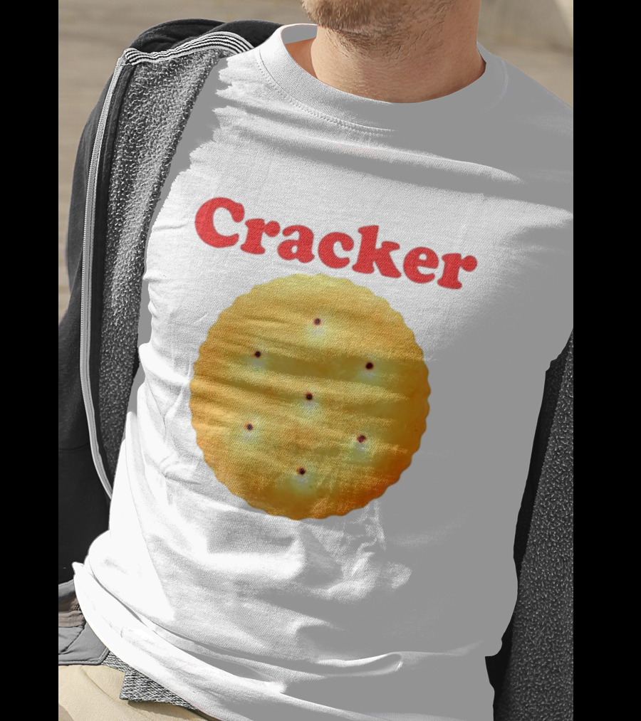 Cracker Anti Woke Memes Ritz Inspired Circular Design T-Shirt