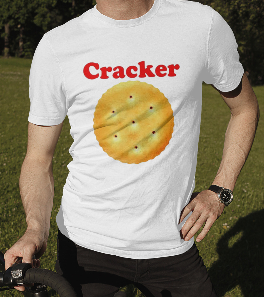 Cracker Anti Woke Memes Ritz Inspired Circular Design T-Shirt