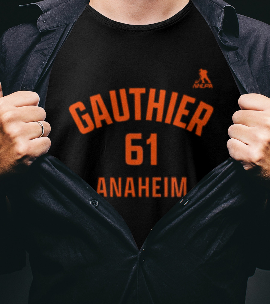 Gauthier 61 Anaheim Ducks Official NHL Team Merchandise T-Shirt