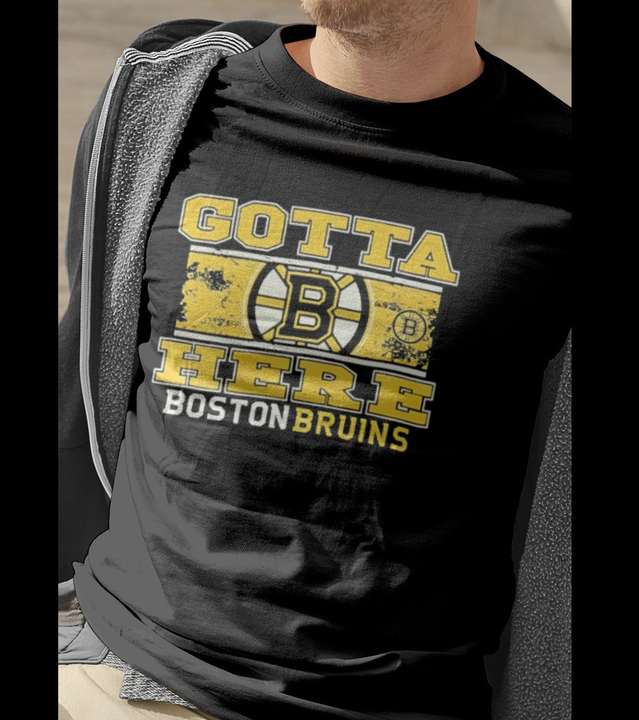Gotta Here Boston Bruins NHL B Logo T-Shirt