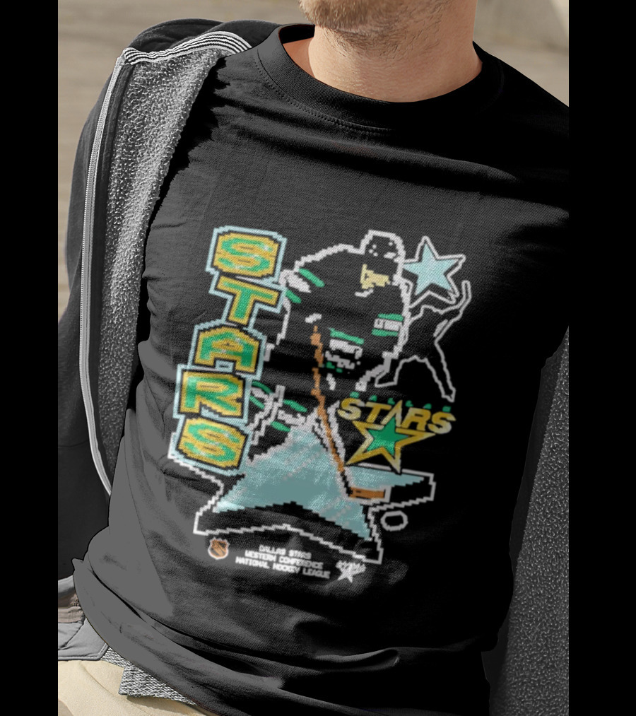 Dallas Stars Hockey Lamplighter Franklin Player Action T-Shirt