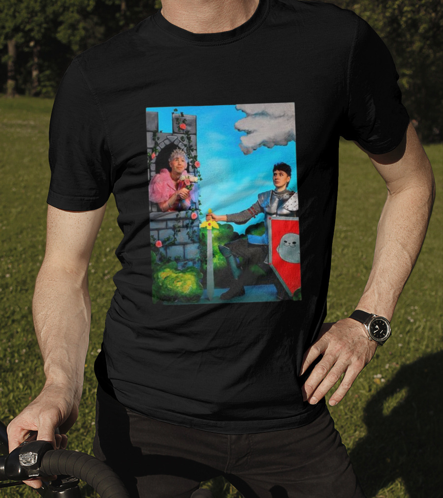 Dan Howell Phil Lester Princess Knight Drama Fantasy Scene T-Shirt