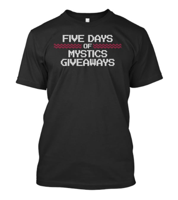 Five Days Of Mystics Giveaways Washington Mystics Christmas T-Shirt