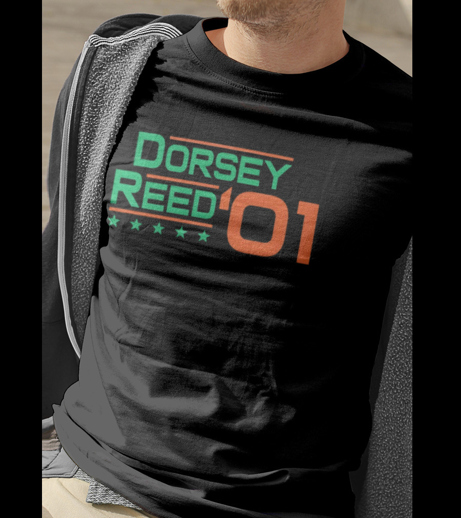 Dorsey Reed Miami Hurricanes 2001 Stars T-Shirt