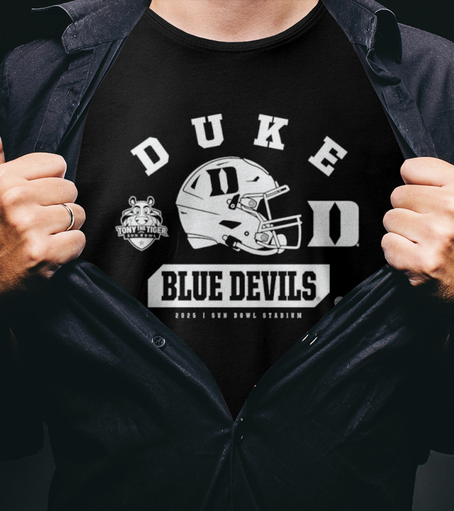 Duke Blue Devils Football Sun Bowl Stadium 2025 T-Shirt