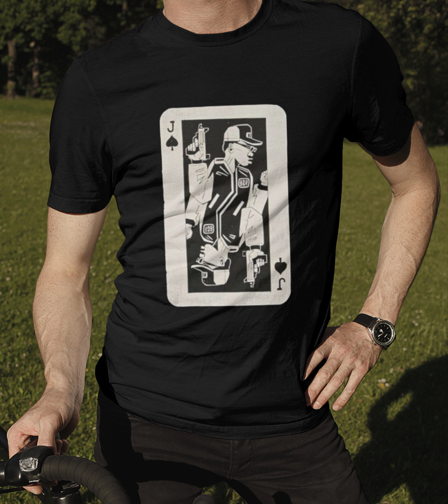Jack Of Spades BDP 49 Retro Card Art T-Shirt