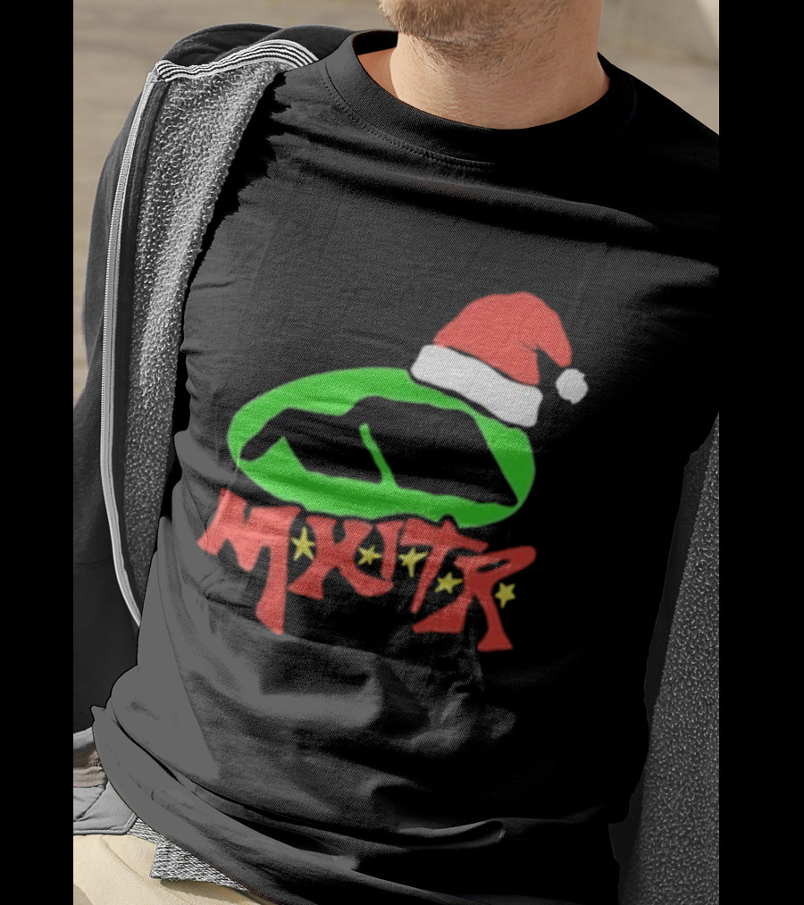 Mhitr Xmas Christmas Santa Hat Festive Green And Red Style T-Shirt