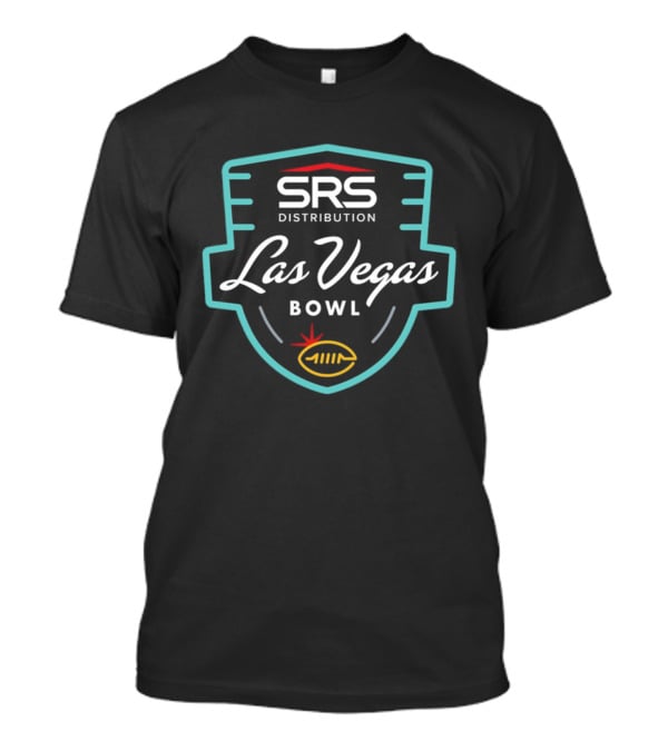 SRS Distribution Las Vegas Bowl Football Badge T-Shirt