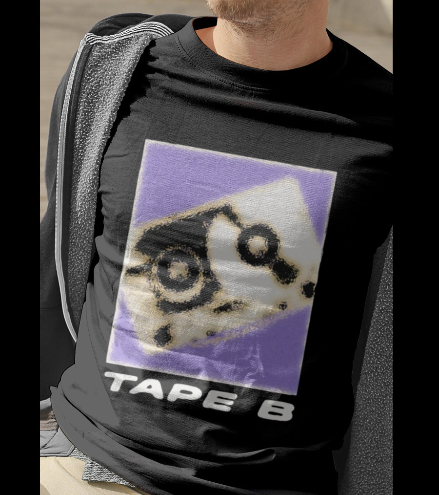 Blurred Cassette Tape B Retro Vibe T-Shirt