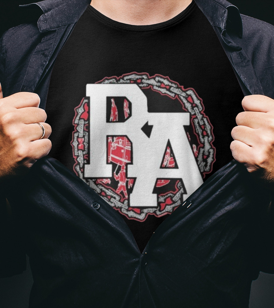 Rude Awakening Bound By Chains PA Symbol With Urban Elements T-Shirt