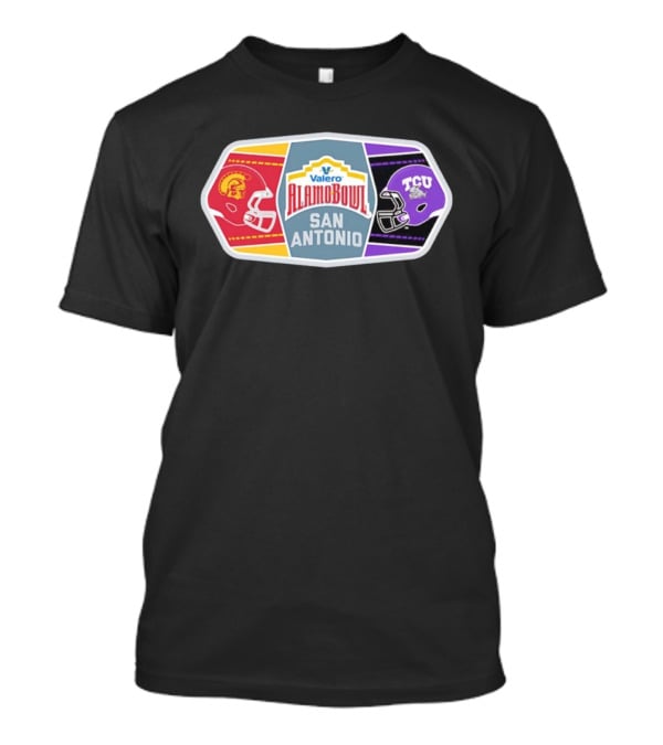 USC Trojans Vs TCU Horned Frogs Valero Alamo Bowl San Antonio 2025 T-Shirt