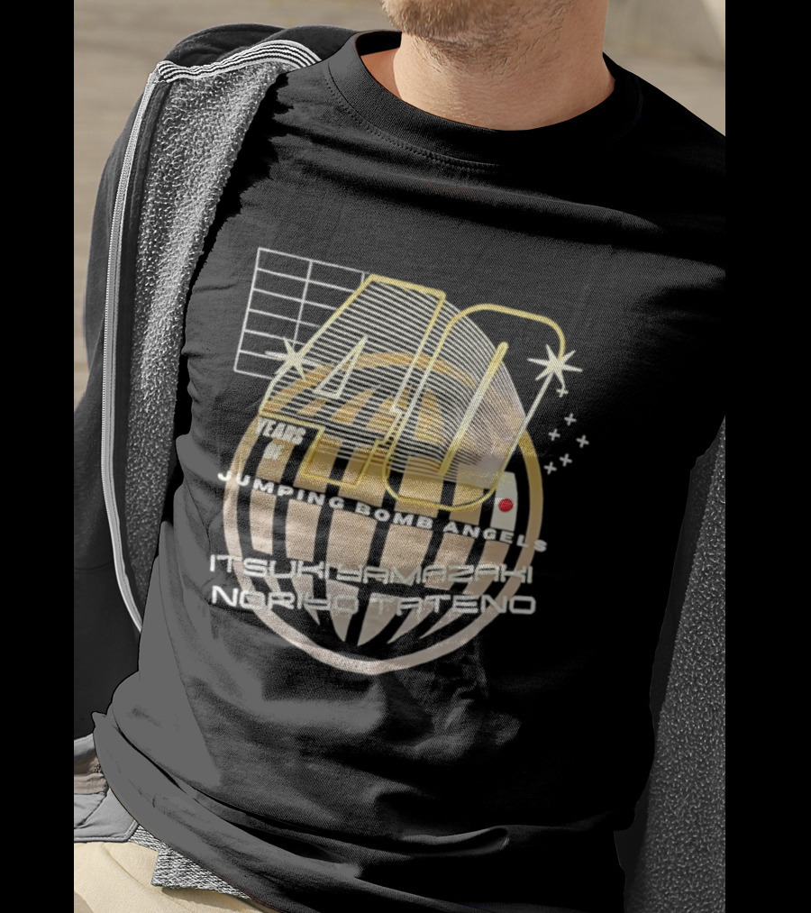 Celebrating 40 Years Of Jumping Bomb Angels Itsuki Yamazaki Noriyo Tateno Retro Wrestling Legacy T-Shirt