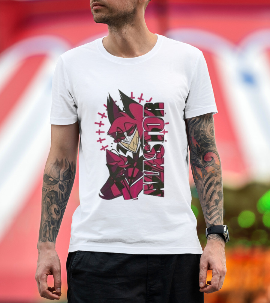 Alastor Smiling Hazbin Hotel Character Fan Art T-Shirt