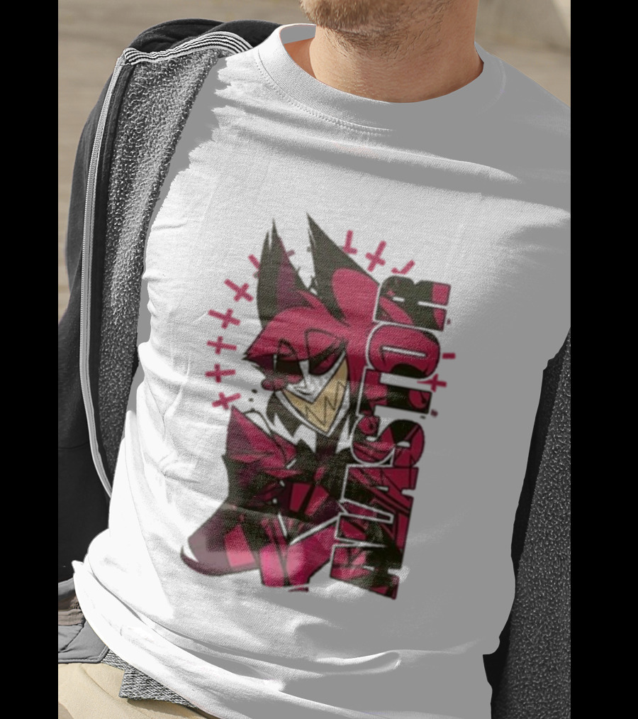 Alastor Smiling Hazbin Hotel Character Fan Art T-Shirt
