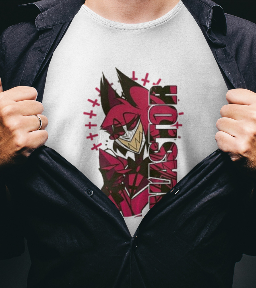 Alastor Smiling Hazbin Hotel Character Fan Art T-Shirt