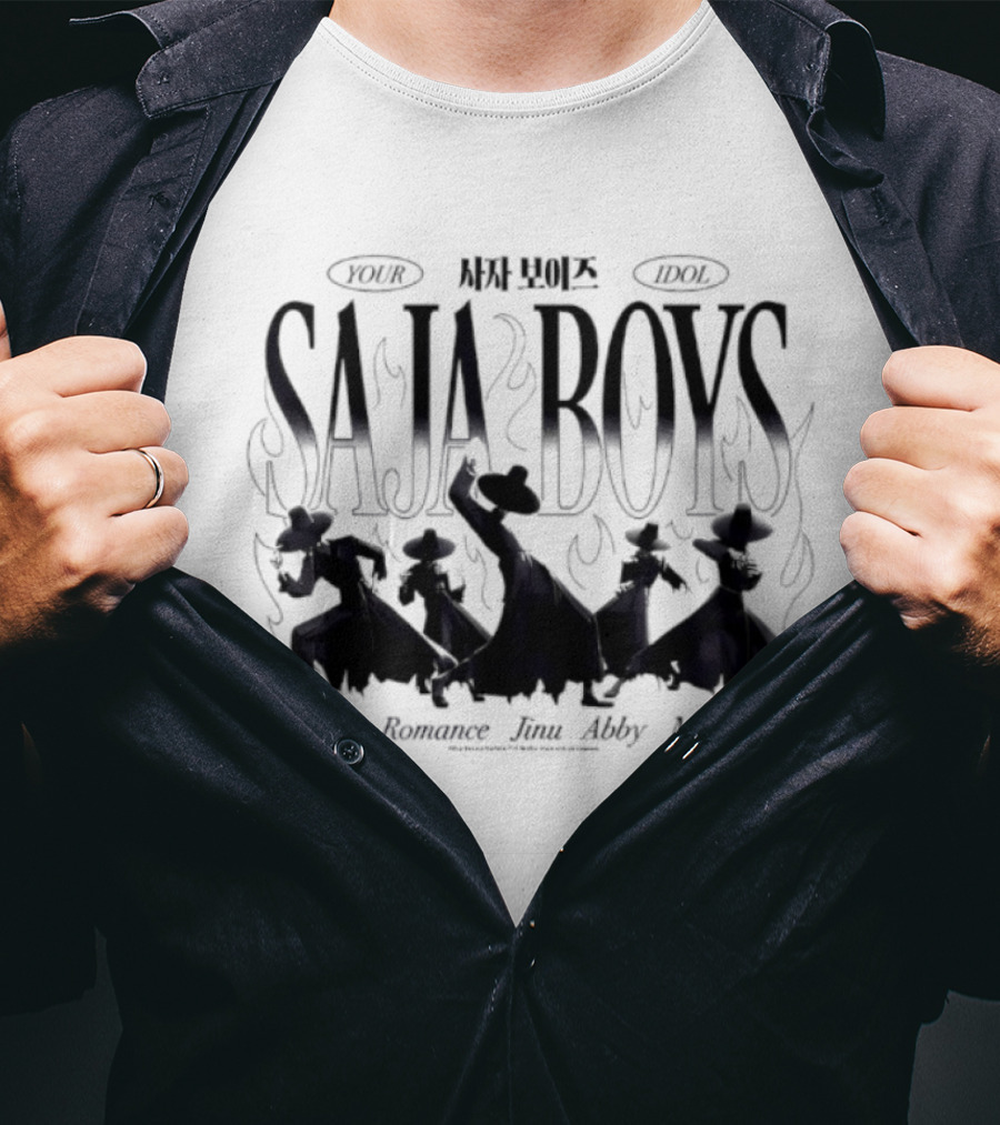 Saja Boys Kpop Demon Hunters Halloween Concert Tour 2023 T-Shirt