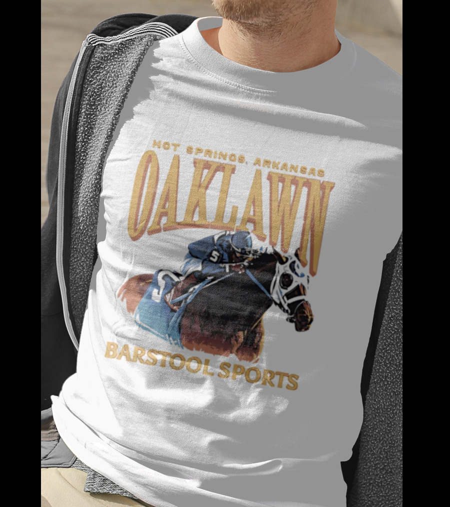 Oaklawn Hot Springs Arkansas Barstool Sports Horse Racing T-Shirt