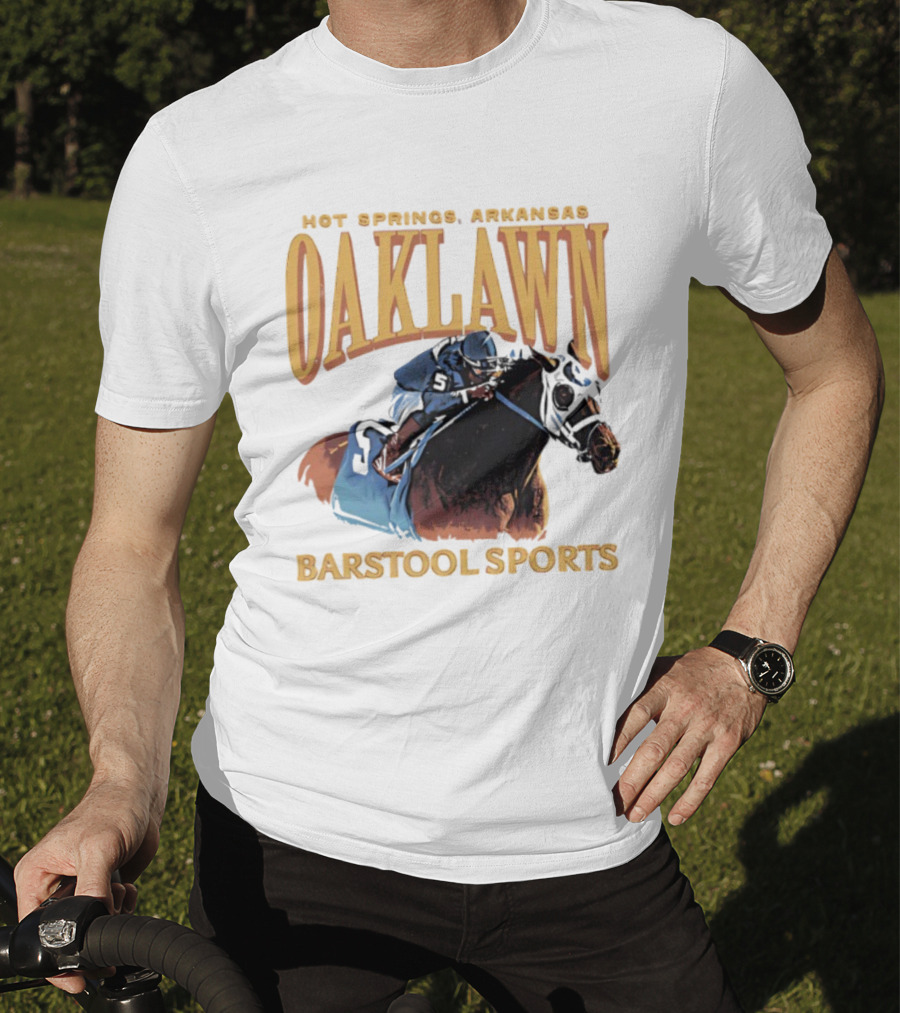 Oaklawn Hot Springs Arkansas Barstool Sports Horse Racing T-Shirt