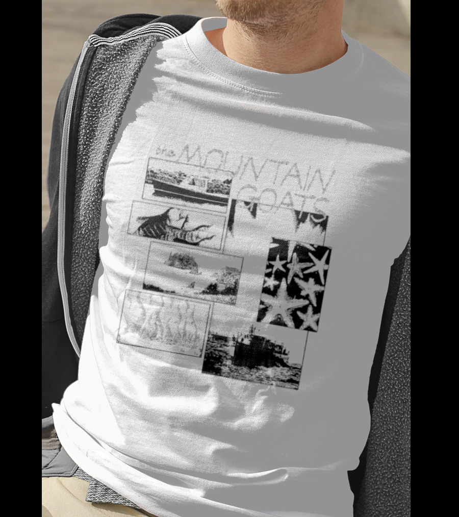 The Mountain Goats Collage Ozona El Paso New Iberia Tulareća Glynnis Napanoch Pure Heat Yasminas T-Shirt