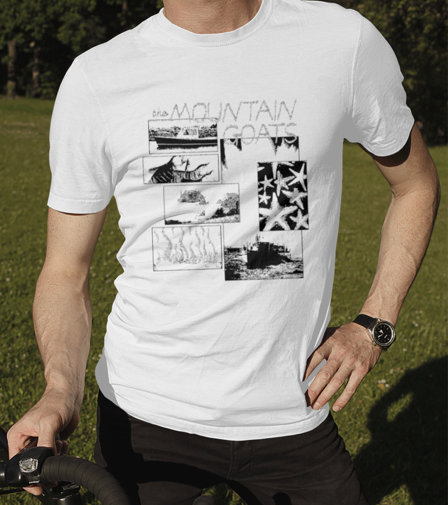 The Mountain Goats Collage Ozona El Paso New Iberia Tulareća Glynnis Napanoch Pure Heat Yasminas T-Shirt