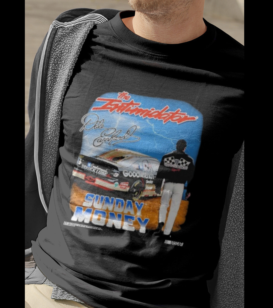 Dale Earnhardt The Intimidator Goodwrench Racing Sunday Money Nascar T-Shirt