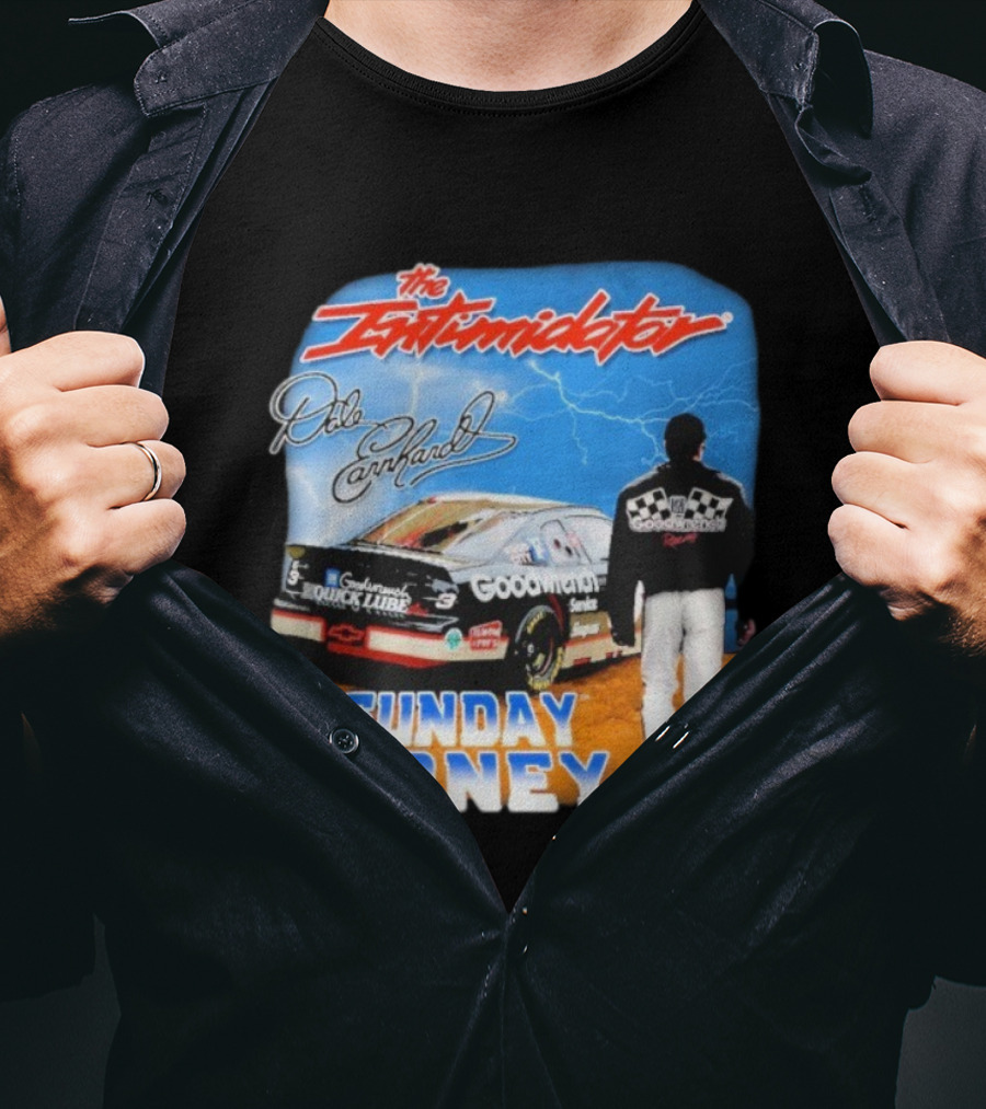 Dale Earnhardt The Intimidator Goodwrench Racing Sunday Money Nascar T-Shirt