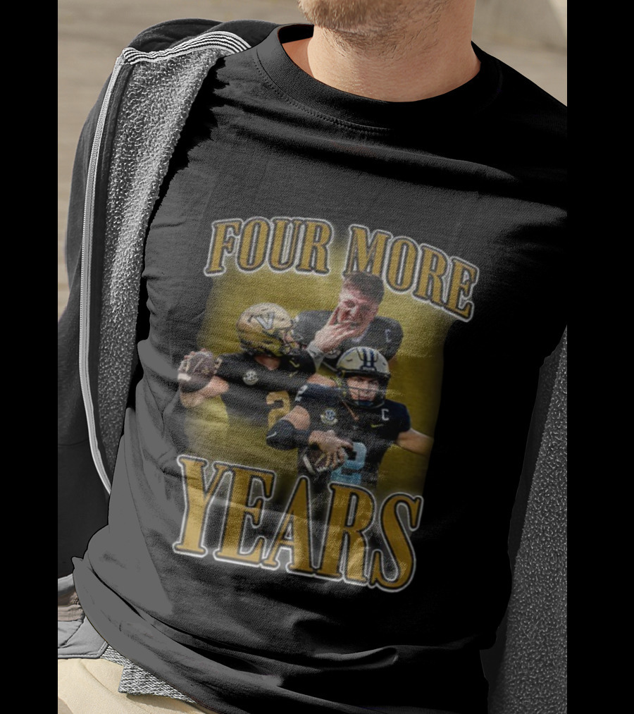 Four More Years Vanderbilt Commodores Football Diego Pavia T-Shirt