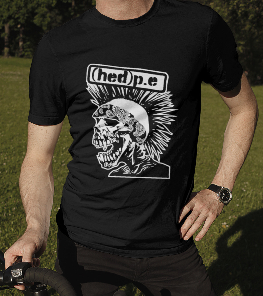 Hed PE Punk Skull Art Exploited Rip T-Shirt