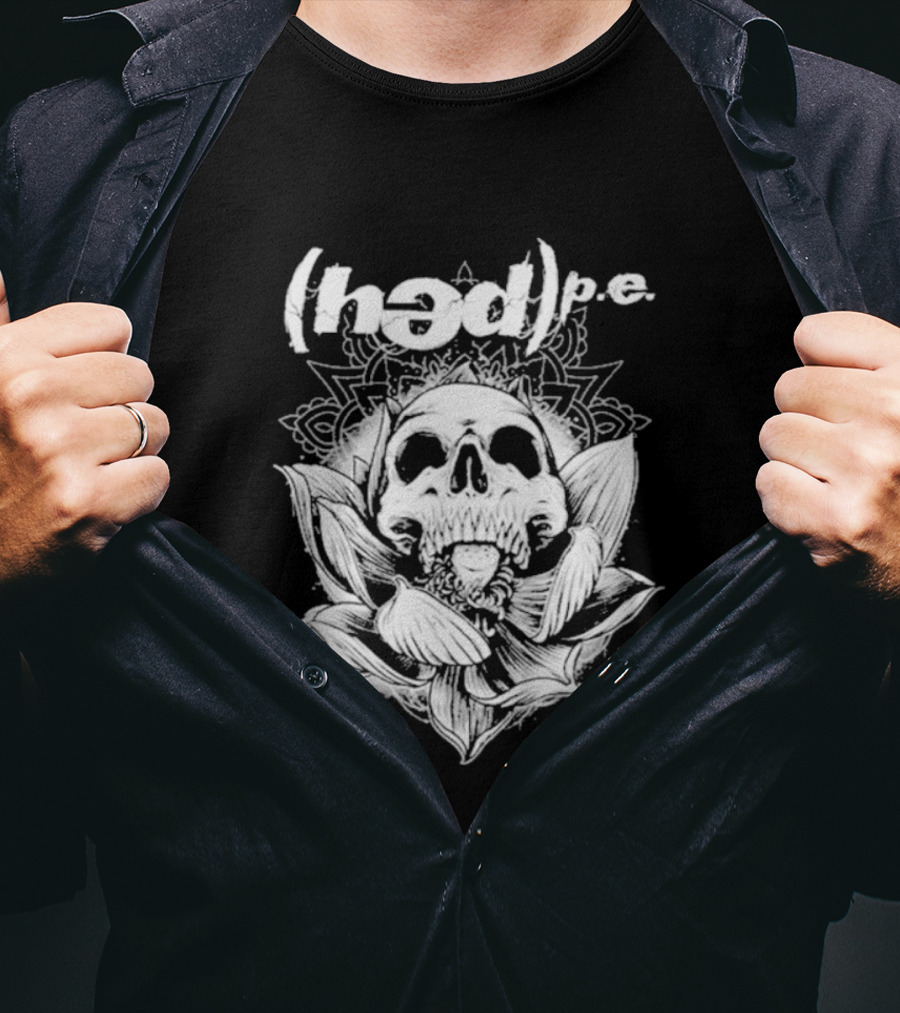 Hed PE Skull Lotus Art Mandala T-Shirt