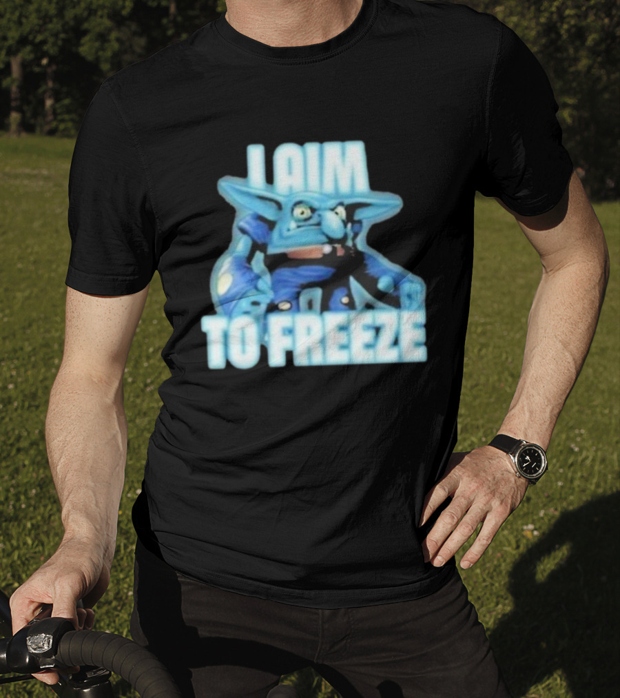 I Aim To Freeze Chill Bill Skylanders Ice Troll Character Gaming Apparel T-Shirt
