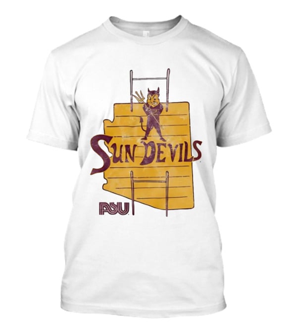 Arizona State Sun Devils Vintage ASU Map T-Shirt