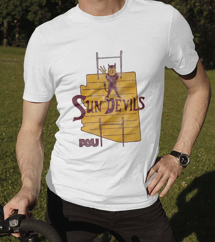 Arizona State Sun Devils Vintage ASU Map T-Shirt