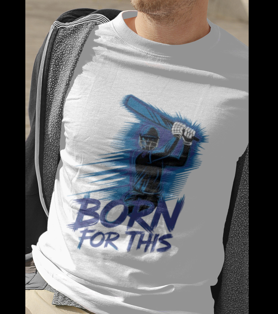 Born For This Cricket Enthusiast In India T-Shirt