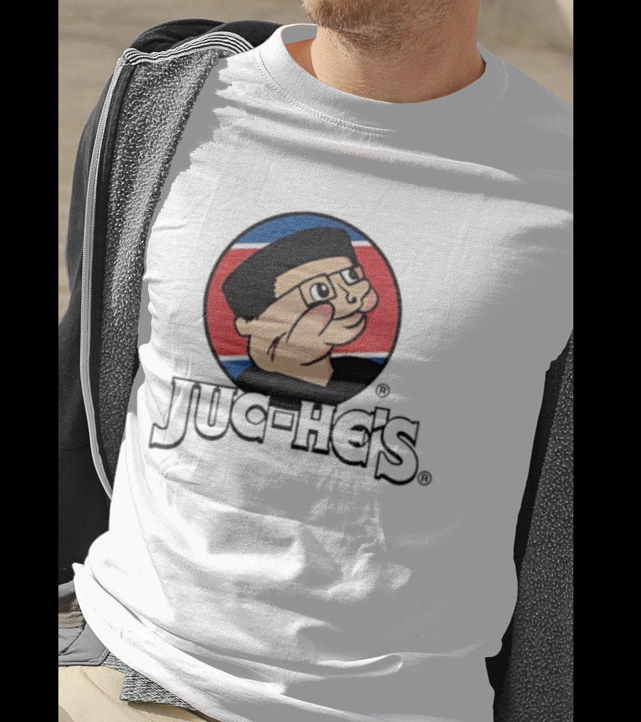 Juc-he’s By K. Thor Jensen North Korean Parody Peanuts Style Circle T-Shirt