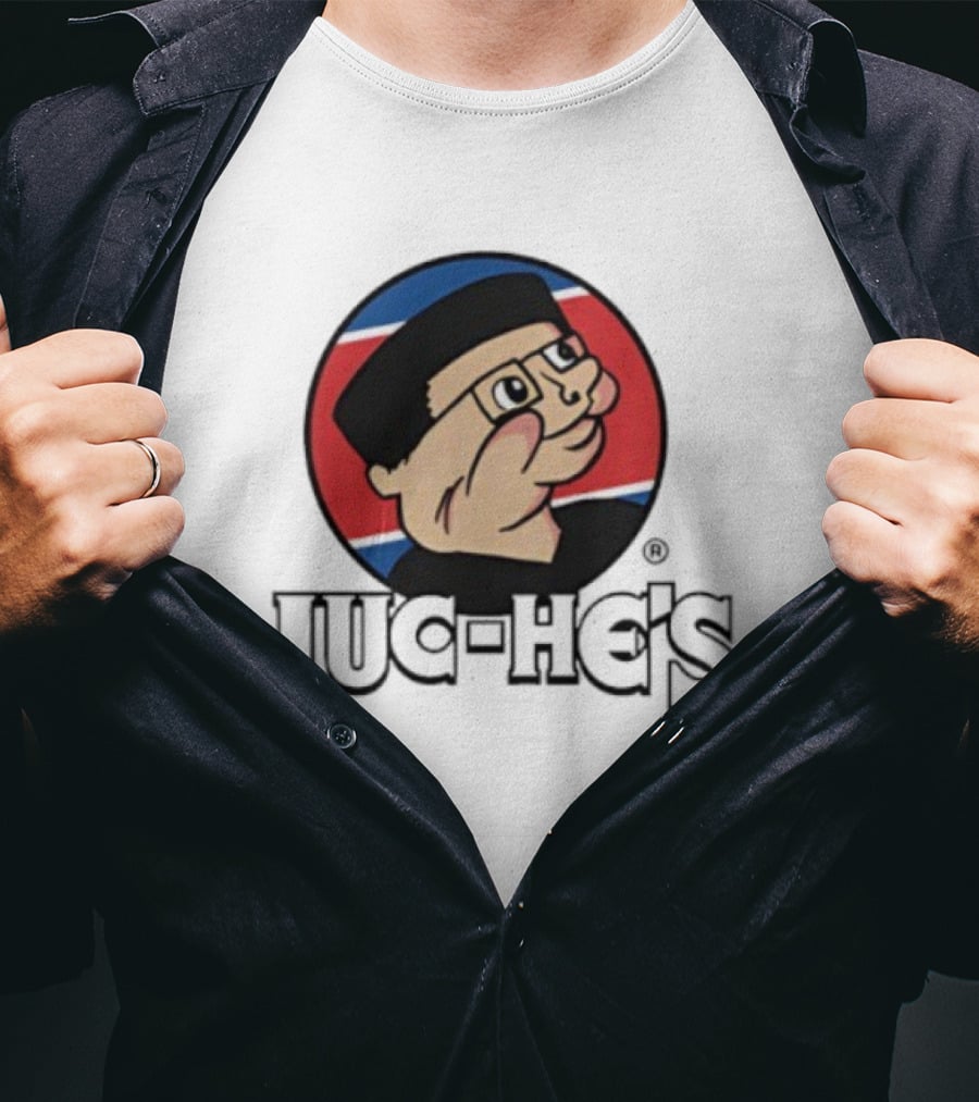 Juc-he’s By K. Thor Jensen North Korean Parody Peanuts Style Circle T-Shirt