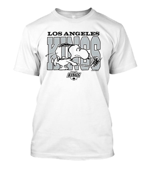 Los Angeles Kings Snoopy Hockey 25 Seasons Collaboration T-Shirt
