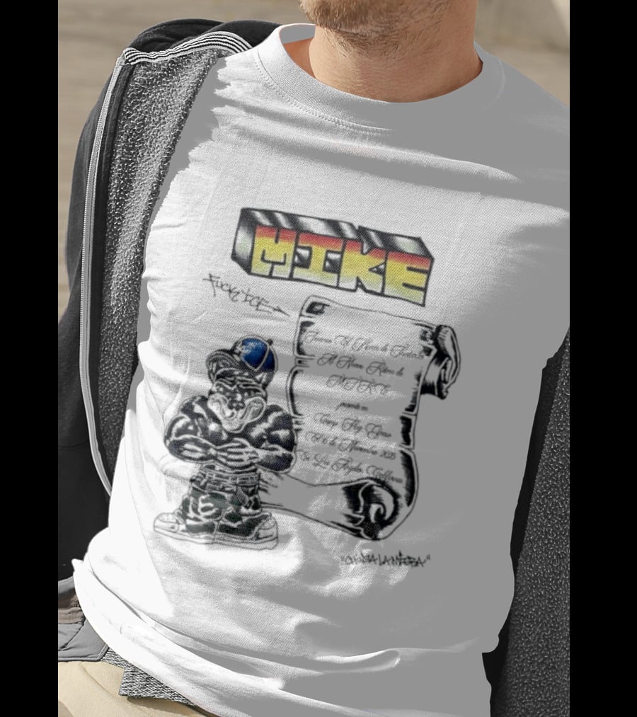 Mike Fuck Ice LA Doggers Script Mascot T-Shirt