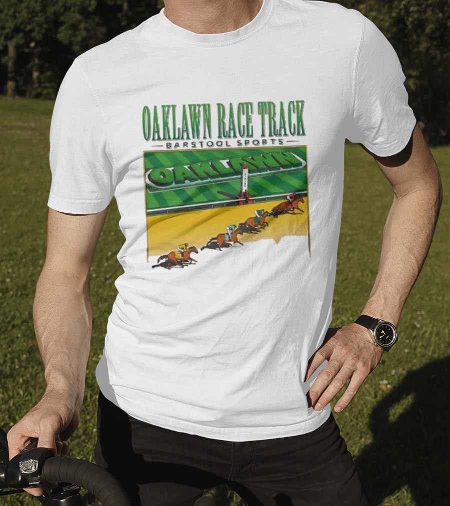 Oaklawn Race Track Barstool Sports Horse Racing T-Shirt
