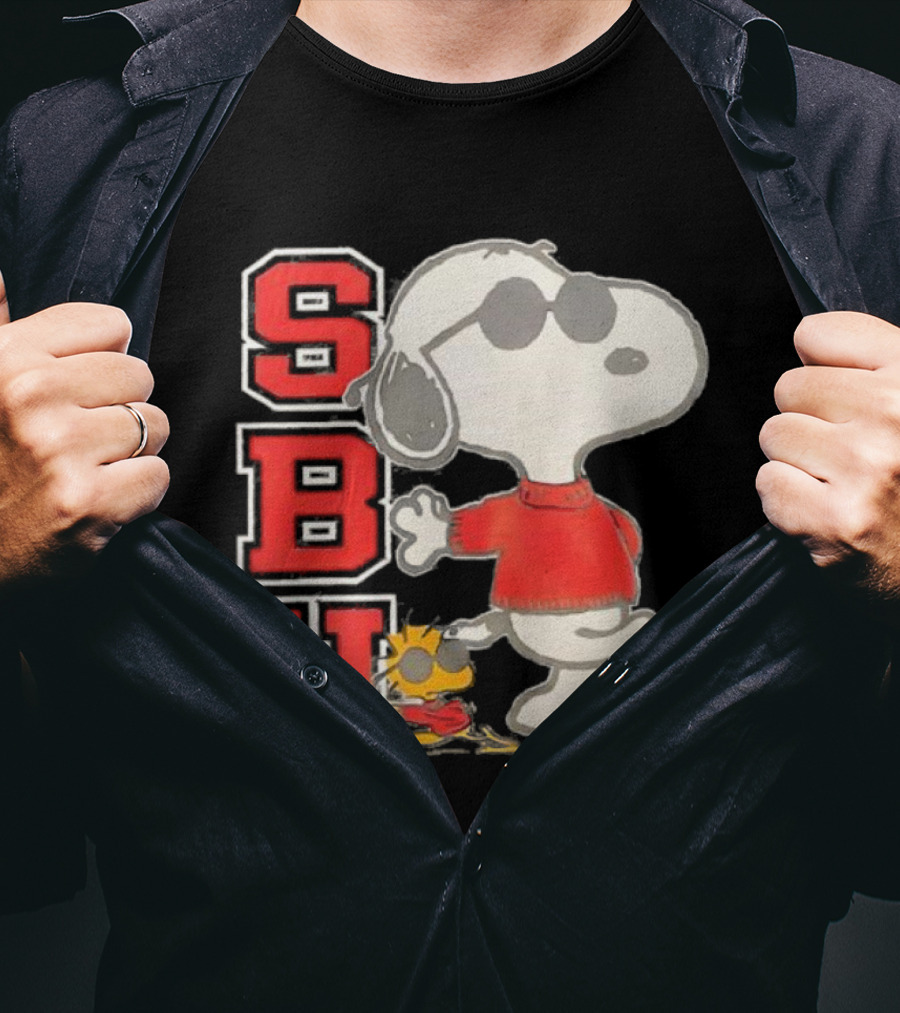 Snoopy Joe Cool SBU Peanuts Woodstock Vintage Retro Style T-Shirt