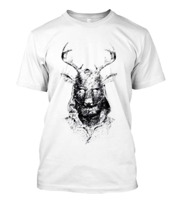 Mask Alan Wake Dark Antler Face T-Shirt