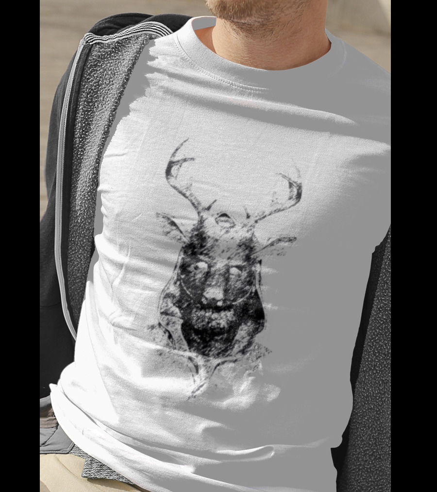 Mask Alan Wake Dark Antler Face T-Shirt