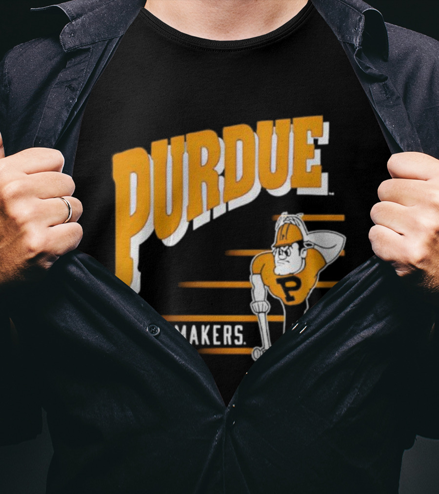 Purdue Boilermakers Pete 90s Retro Classic Style T-Shirt