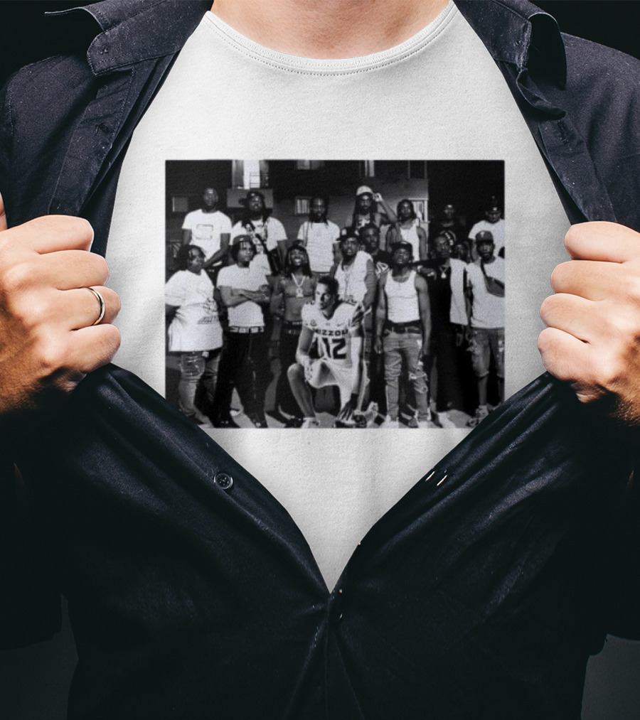 Brady Cook Missouri Football O Block Group Photo T-Shirt