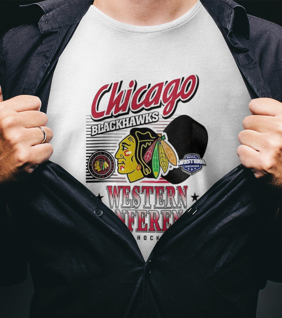 Chicago Blackhawks NHL Western Conference National Hockey League T-Shirt