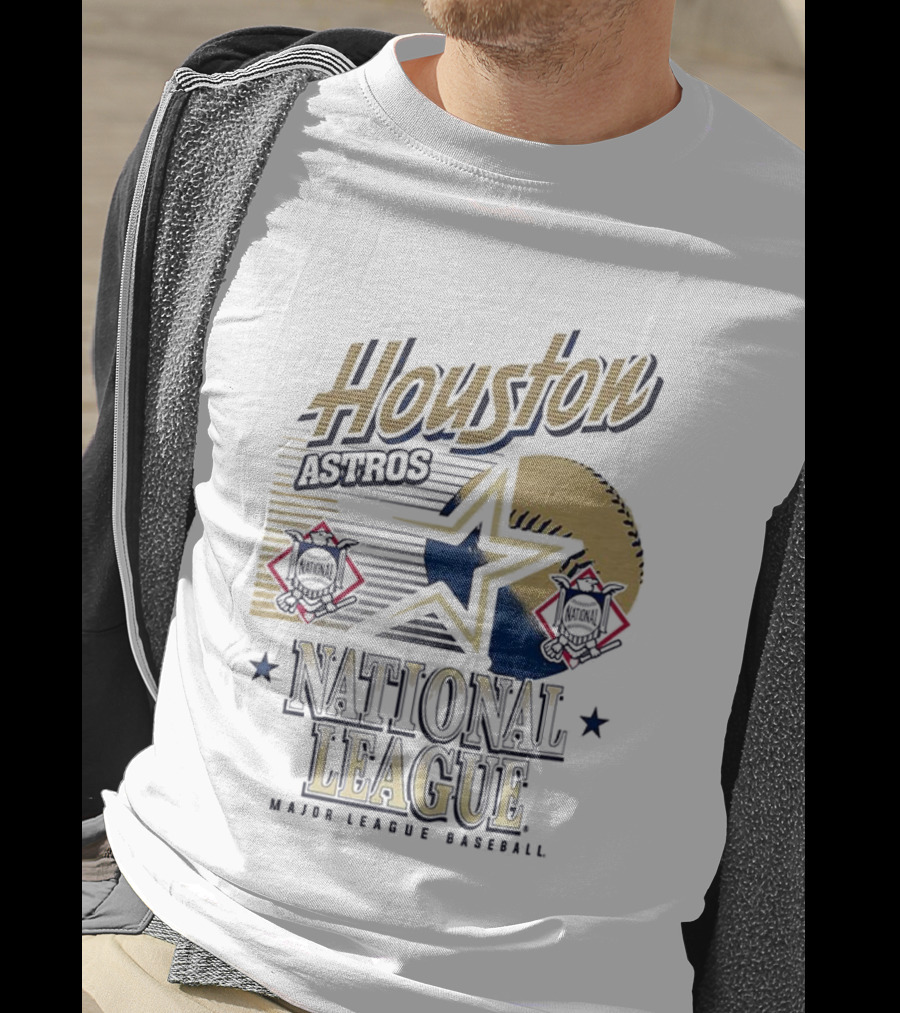 Houston Astros National League Major League Baseball Retro T-Shirt