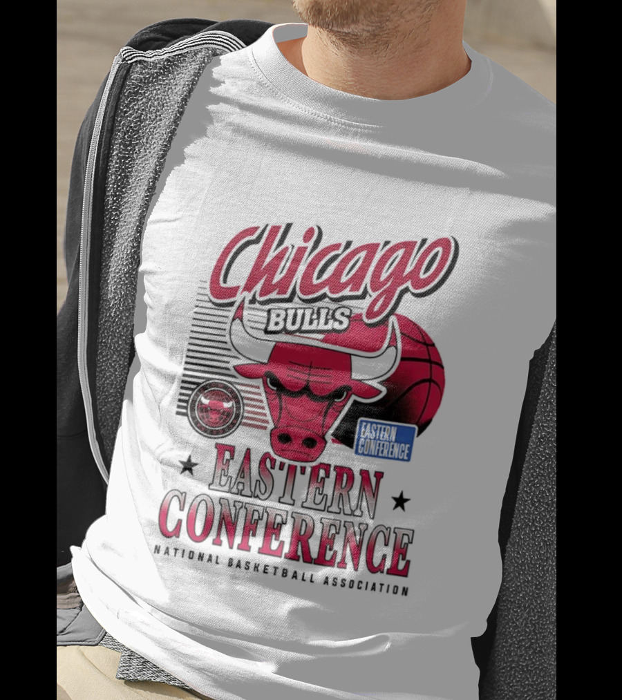 Chicago Bulls Eastern Conference National Basketball Association Ball T-Shirt
